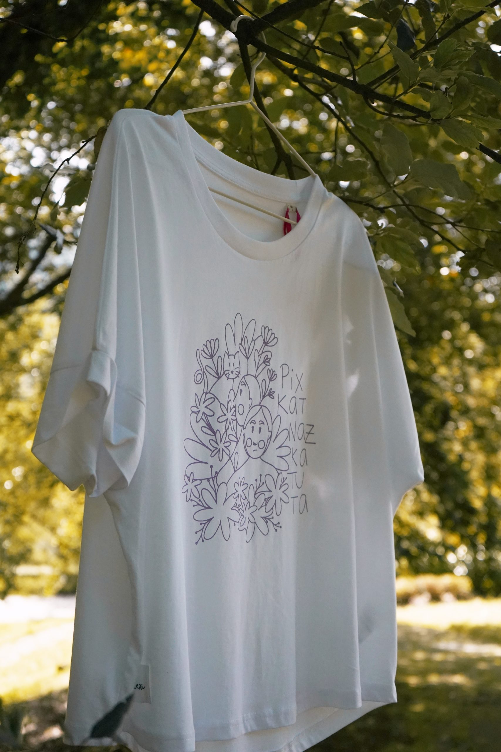 PIXKAT NAZKATUTA • kamiseta txuria - Image 2